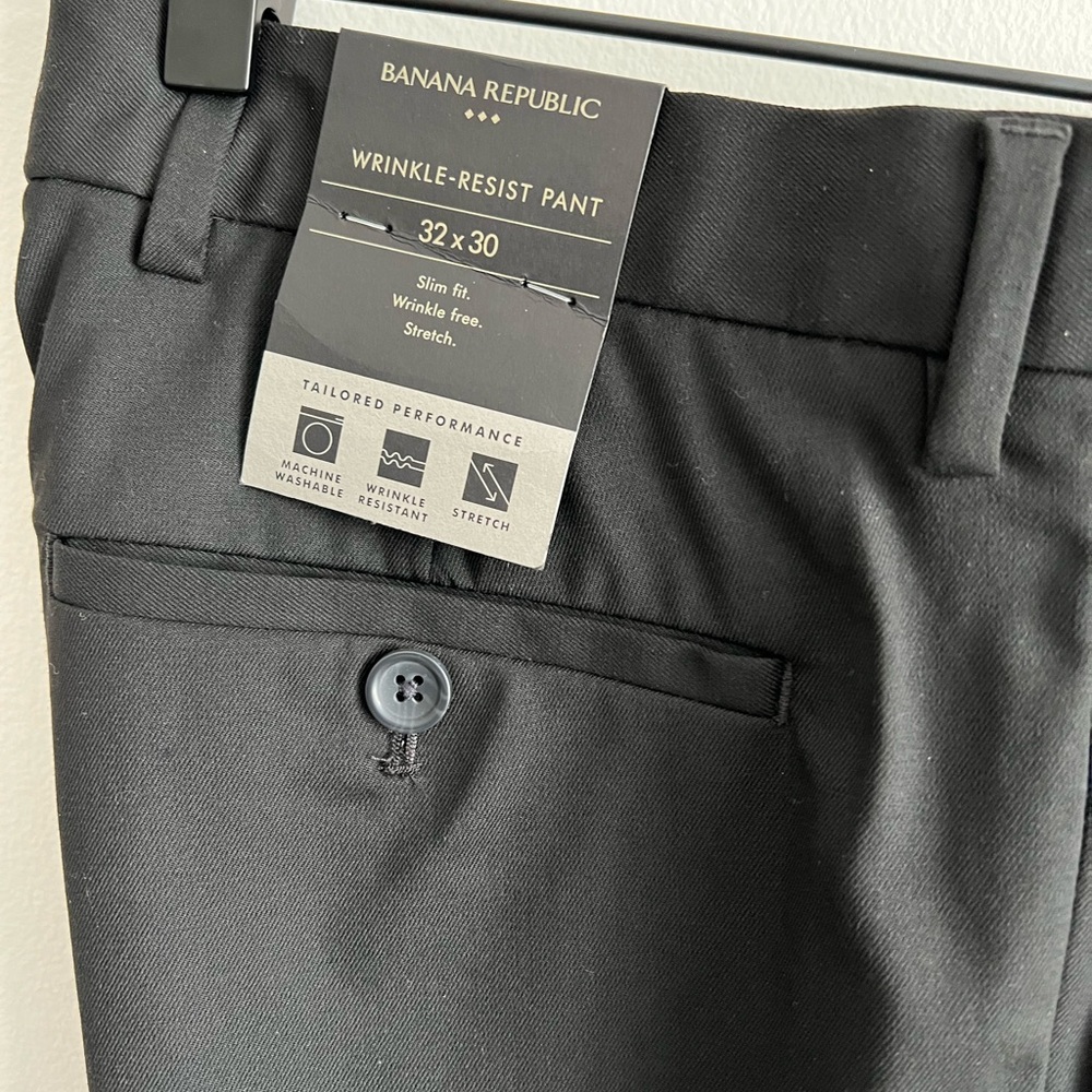 Banana Republic Wrinkle Resistant Dress Pant, 32x30